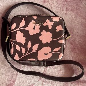 Kate Spade Pink Floral Crossbody Bag
